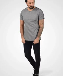 Solid SDGAWAN - T-shirt Imprimé - Grey Melange -Élégance Boutique c76c9bfdee95404ea2ce9f2f400ae203