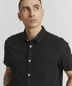 Solid SDALLAN - Chemise - True Black -Élégance Boutique c78f40f26b8b41568b2dc265d8b2608f