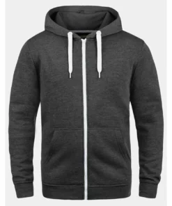 Solid SDOLLI - Sweat à Capuche Zippé - Dark Grey -Élégance Boutique c7f1992c68494d79b8293c967a4fcd31