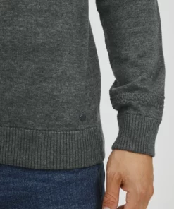 Solid SDBAMARO - Pullover - Medium Grey Melange -Élégance Boutique c7fa0d881ede4aadb23487721dbc51a6