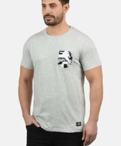 Solid SDCALVIN - T-shirt Imprimé - Light Grey