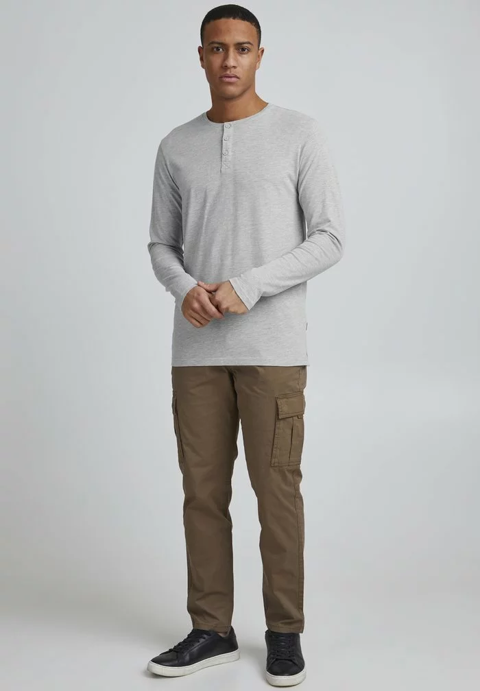 Solid SDVINTON LS 21106135 - T-shirt à Manches Longues - Light Grey Melange 2 Solid SDVINTON LS 21106135 - T-shirt à Manches Longues - Light Grey Melange – Image 2