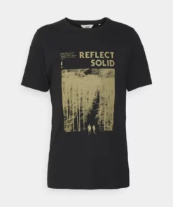 Solid ARCHIE - T-shirt Imprimé - True Black -Élégance Boutique cb07bb1515034222aab3ae7ac986fd17