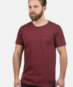 Solid SDANDREJ - T-shirt Basique - Wine Red