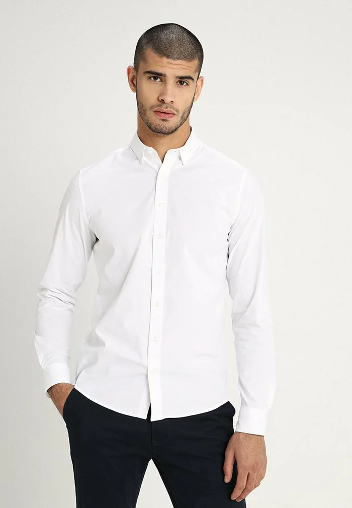 Solid SDTYLER LS 21103247 - Chemise Classique - White 1 Solid SDTYLER LS 21103247 - Chemise Classique - White