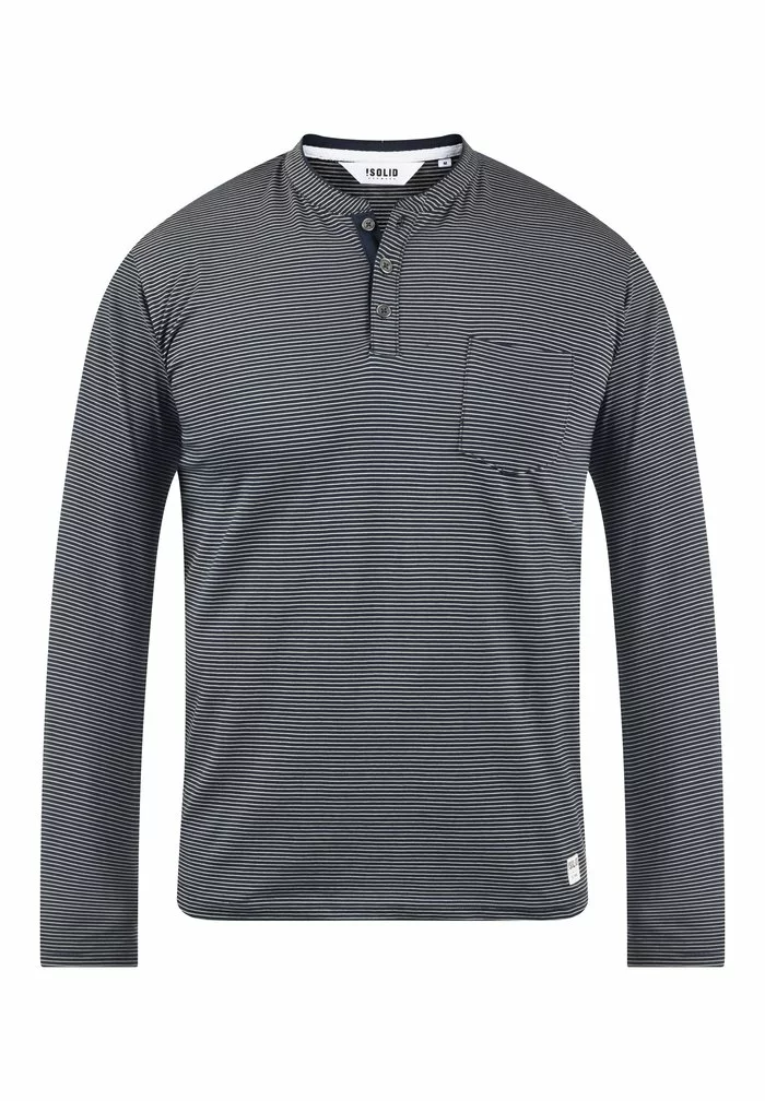 Solid SDALPHIOS - T-shirt à Manches Longues - Insignia Blue Melange 5 Solid SDALPHIOS - T-shirt à Manches Longues - Insignia Blue Melange – Image 5