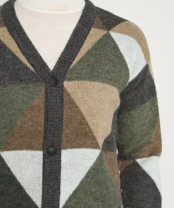 Solid VILLARD CARDIGAN - Gilet - Black/forest Melange -Élégance Boutique cef9a32ef2ed41cd885ec6d5ad54d9f7