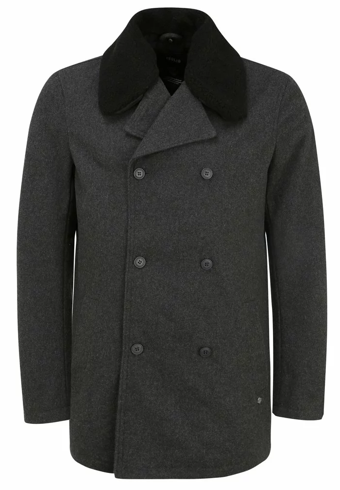 Solid SDPINTO - Manteau Court - Dark Grey Melange 7 Solid SDPINTO - Manteau Court - Dark Grey Melange – Image 7