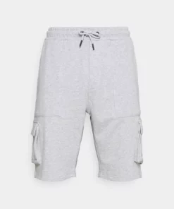 Solid Short - Light Grey Melange -Élégance Boutique d31884832c7644bcb3c8a366aaecf6a9