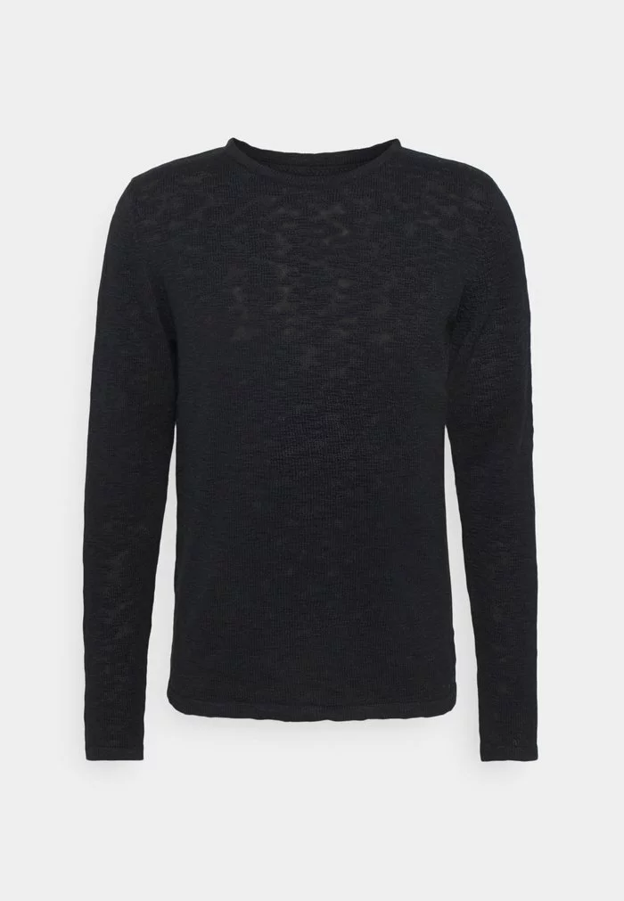 Solid TAPIO 0-NECK - Pullover - Insignia Blue 5 Solid TAPIO 0-NECK - Pullover - Insignia Blue – Image 5