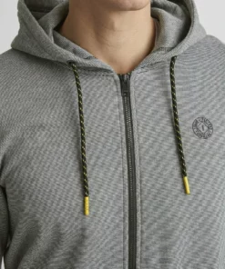 Solid SDRAFKO - Sweat à Capuche Zippé - Deep Forest Melange -Élégance Boutique d43b03b2f5584f38b0b248714cb6f423