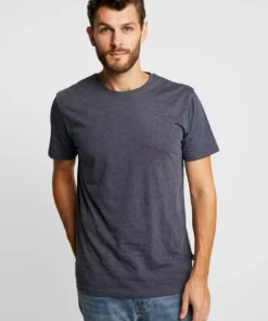 Solid SDROCK - T-shirt Basique - Navy Melange