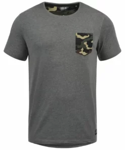 Solid SDCALVIN - T-shirt Imprimé - Grey Melange -Élégance Boutique d48bc494abf84646951fdb719f53279b