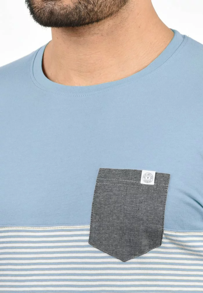 Solid SDMALTE - T-shirt Imprimé - Sky Blue 3 Solid SDMALTE - T-shirt Imprimé - Sky Blue – Image 3