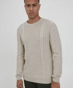 Solid SDTERENCE 21105730 - Pullover - Oatmeal