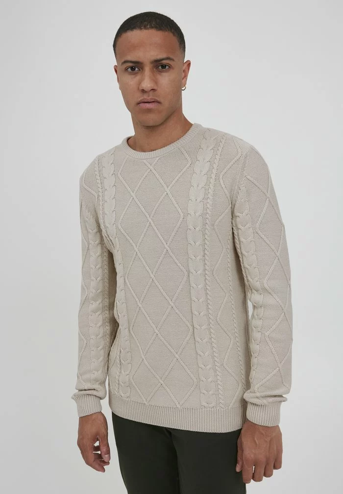 Solid SDTERENCE 21105730 - Pullover - Oatmeal 1 Solid SDTERENCE 21105730 - Pullover - Oatmeal