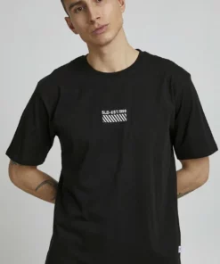 Solid T-shirt Imprimé - True Black