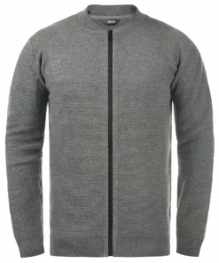 Solid CEZAR - Gilet - Grey Melange -Élégance Boutique d822fba46ee64a50ad374d5bd5f4c8ad