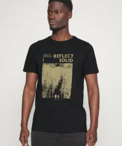 Solid ARCHIE - T-shirt Imprimé - True Black