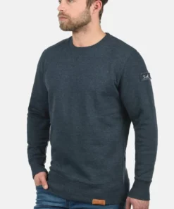 Solid TRIP-O-NECK - Sweatshirt - Blue