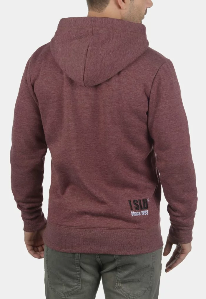 Solid SDBENNHOOD - Sweat à Capuche - Wine Red 2 Solid SDBENNHOOD - Sweat à Capuche - Wine Red – Image 2