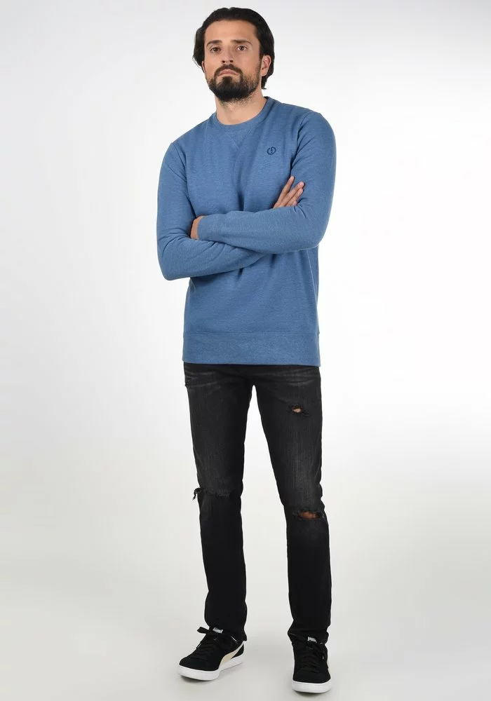 Solid SDBENN - Sweatshirt - Faded Blue 2 Solid SDBENN - Sweatshirt - Faded Blue – Image 2