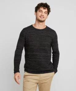 Solid SDSTRUAN - Pullover - Dark Grey Melange