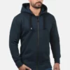 Solid SDBENE - Sweat à Capuche Zippé - Blue