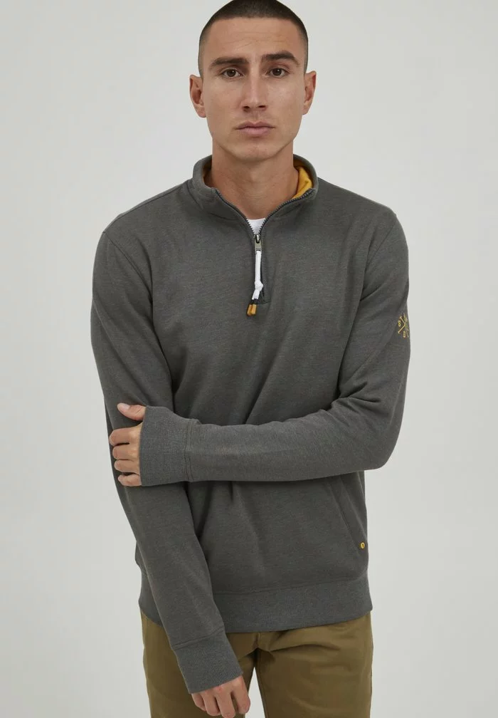 Solid SDKARAN - Pullover - Gray Melange 1 Solid SDKARAN - Pullover - Gray Melange