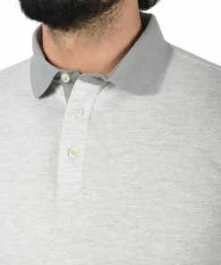 Solid PANOS - Polo - Light Grey Melange -Élégance Boutique dc1cd8a0809f4d67bd9b1d62ef506591