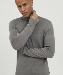 Solid SDKNIT - Pullover - Gray Melange