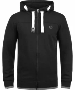 Solid SDBENJAMINZIP - Sweat à Capuche Zippé - Black -Élégance Boutique dc2f969b7d0c4d3081ec273c6c0f9f51