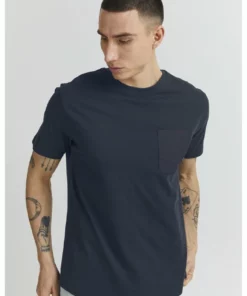 Solid SDBASTO - T-shirt Imprimé - Insignia Blue