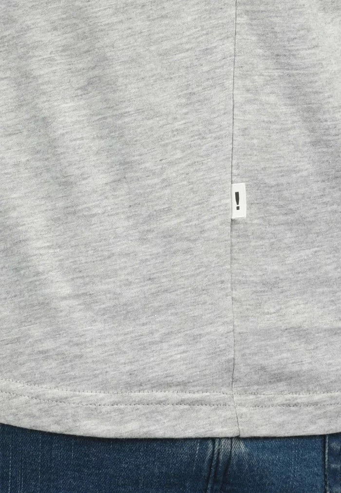Solid SDBASTIAN - T-shirt Basique - Light Grey Melange 3 Solid SDBASTIAN - T-shirt Basique - Light Grey Melange – Image 3