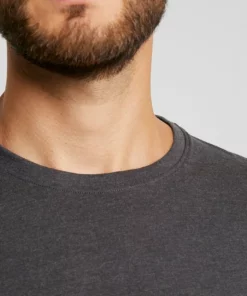 Solid SDROCK - T-shirt Basique - Dark Grey Melange -Élégance Boutique de2ed8db114d41589b61da3e7f20721e