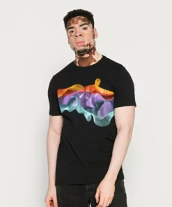 Solid PIETER - T-shirt Imprimé - Black