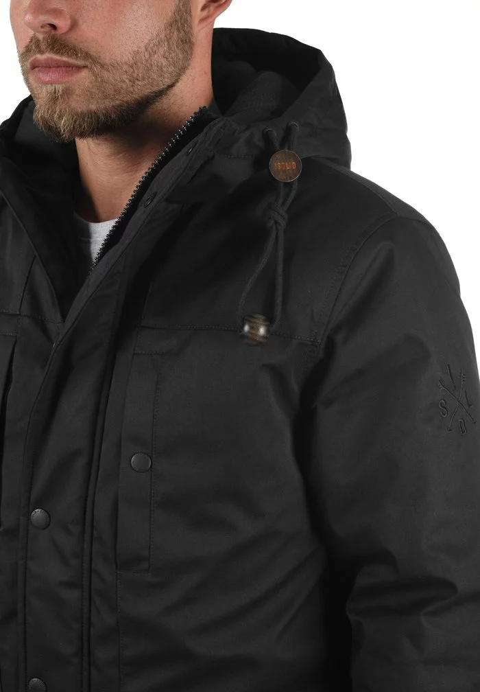 Solid SDFRANCO - Parka - Black 4 Solid SDFRANCO - Parka - Black – Image 4