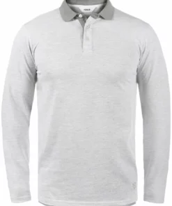 Solid SDPANTOS - Polo - Light Grey Melange -Élégance Boutique dff6ea595e7d484e8b5c3189daae1e3d