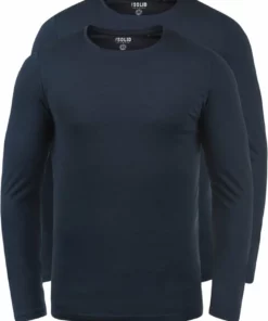 Solid SDBASAL - T-shirt à Manches Longues - Blue 7 Solid SDBASAL - T-shirt à Manches Longues - Blue -Élégance Boutique dff87f66197f456c954b408a4beb1683