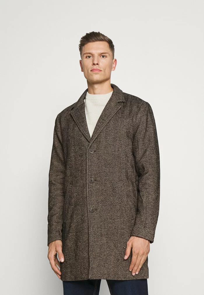 Solid SDTAVE HERRINGBONE COAT 21105919 - Manteau Classique - Black 1 Solid SDTAVE HERRINGBONE COAT 21105919 - Manteau Classique - Black