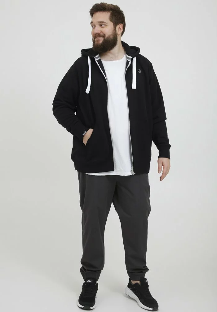 Solid SDBENNZIP BT - Sweat à Capuche Zippé - Black 2 Solid SDBENNZIP BT - Sweat à Capuche Zippé - Black – Image 2