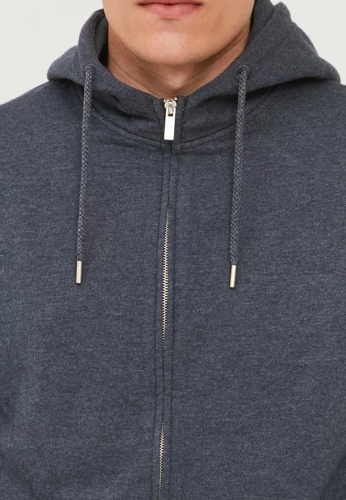 Solid SDSWEAT - Sweat à Capuche Zippé - Navy Mela 4 Solid SDSWEAT - Sweat à Capuche Zippé - Navy Mela – Image 4