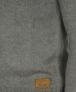 Solid SDPETRO - Pullover - Grey Melange -Élégance Boutique e35010eb358343328609901fe13f1359