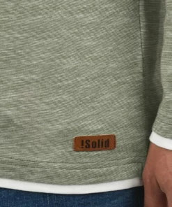 Solid SDBELAGOS - T-shirt à Manches Longues - Dusty Olive -Élégance Boutique e41a9538ab924290bce9b85d7f2630e0