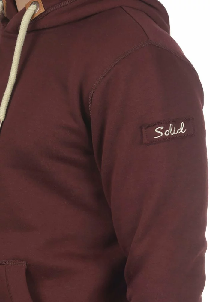 Solid SDTRIPHOOD - Sweat à Capuche - Wine Red 4 Solid SDTRIPHOOD - Sweat à Capuche - Wine Red – Image 4