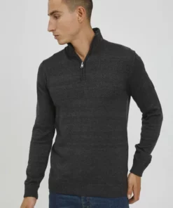 Solid SDBAMARO - Pullover - Dark Grey Melange