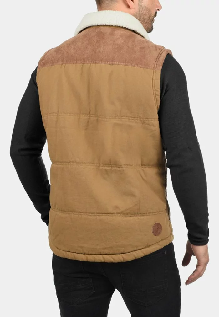 Solid SDFERDI - Veste Sans Manches - Brown 2 Solid SDFERDI - Veste Sans Manches - Brown – Image 2