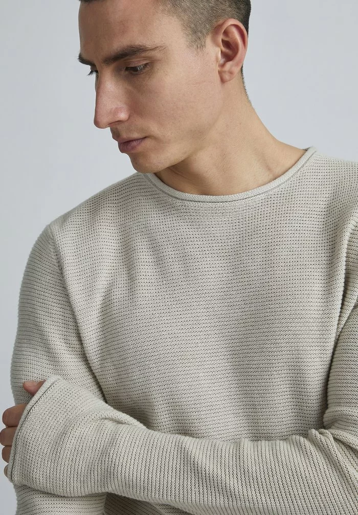 Solid SDJARAH - Pullover - Oatmeal Melange 4 Solid SDJARAH - Pullover - Oatmeal Melange – Image 4