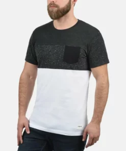 Solid SDKOLD - T-shirt Imprimé - Dark Grey Melange