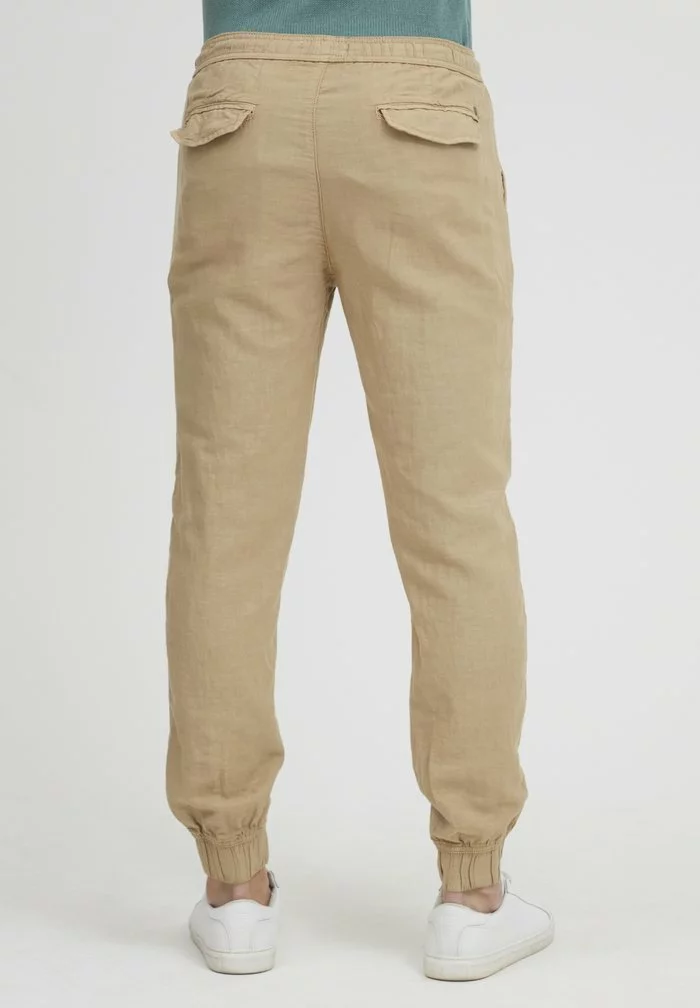 Solid SDTRUC CUFF LINEN - Pantalon Classique - Twill 3 Solid SDTRUC CUFF LINEN - Pantalon Classique - Twill – Image 3